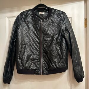 Rumor Boutique Black Bomber Jacket